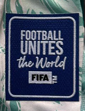 Football Unites The World Blue 3D Patch (Left Sleeve)